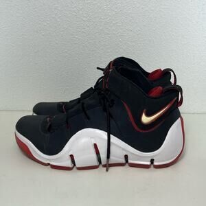 USED 2006 Nike Zoom Lebron IV 4 size 13 LAUNCH BRED foamposite vintage Lakers‎